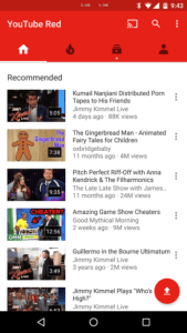 The old view of YouTube.